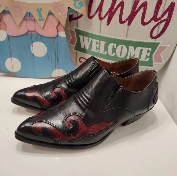 Vintage EUC 80'S NINE WEST Aviva Leather Cowgirl Slip On Ankle Booties, 🖤, 7.5 - Picture 9 of 16